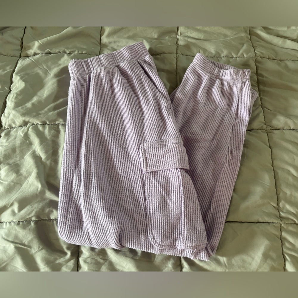 Aerie Traveler Waffle Cargo Jogger Sweatpants